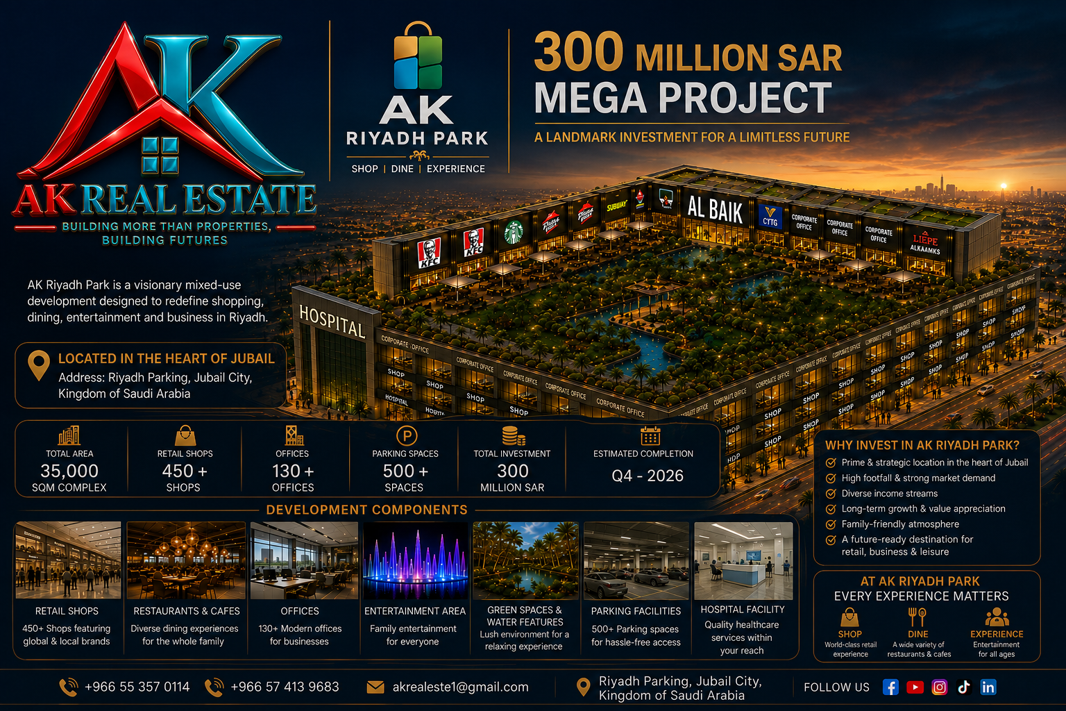 AK Riyadh Park Details